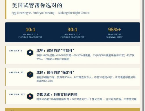 高龄冻卵还是冻胚？美国试管帮你选对的
